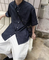 ノンフェードハーフデニムシャツ/No.9580 nonfade denim half NB