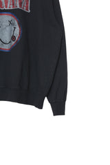 スマイルブラックニルバーナスウェットシャツ / Smile Black Nirvana Sweatshirt