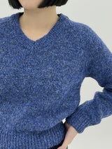 チョイスカラーV-ネックニット / Choice Color V-Neck Knit (6color)