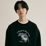 パピージャンパースウェットシャツ / Puppy dolphin jumping sweatshirts