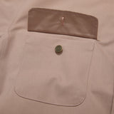 ロゴカラーコットンベーシックジャケット/BSR2223FWJK064 LOGO COLLAR COTTON BASIC JACKET INDYPINK