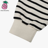 ストライプスウェットシャツ/STRIPE H-N SWEATSHIRT