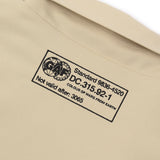 [UNISEX] Satin-Trimmed Padded Racing Jacket (Beige)