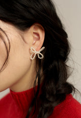 pearl navi earring - white