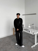 ディラップシグネチャーワンンタックワイドデニムパンツ