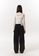 lace bolero hook top - ivory