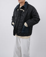 リィドゥズカラーネックキルティングダッフルジャケット/liddes collar-neck quilting duffle jacket 2color