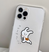 ラビットフォーンケースザットゴーズアウトオブザルーム /  A rabbit phone case that goes out of the room