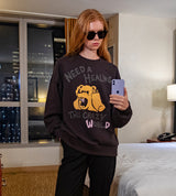 TCWベアヘビースウェットシャツ / TCW bear heavy sweat-shirt (4583078887542)