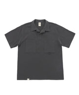 N-BT POCKET 1/2 COLLAR-TEE (Charcoal)