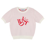 ロゴクロップニット/Logo crop Knit [2 Color]