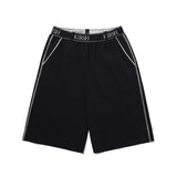 ドゥードゥルチェリーハーフレングスバンディングパンツ / DOODLE CHERRY HALF LENGTH BANDING PANTS [BLACK]
