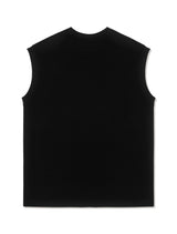UNISEX オーバーフィットシングルMAISONプリンティングノースリーブトップ(FCB2TS300M)