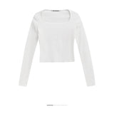 【MADE】フリンジスクエアUネック長袖Tシャツ