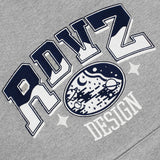 R.D刺繍ロゴフーディー / R.D embroidery logo hoodie - melange grey