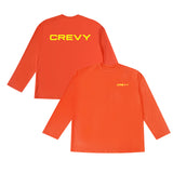ロゴオーバーフィットラッシュロングスリーブTシャツ/logo overfit rash long sleeve T-shirt (orange)