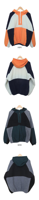 ダンブルドカラーフードアノラックパーカー / Dumbled colored hood anorak