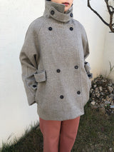 Zelda double pea coat