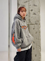 VENTIQUE Pigment Bat Napping Hoodie 2color