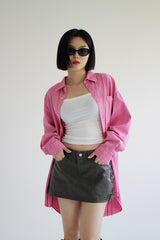 ピグメントオーバーフィットシャツ / Pigmented Overfit Shirt (3color)