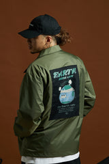 アースラブナイロンコーチジャケット / EARTH LOVE / NYLON COACH JACKET