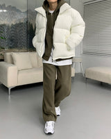90'sキューブラムナッピング2WAYフードジップアップ / 90's Cube Lamb Napping Two-Way Hood Zip-Up (5 colors)