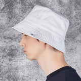 Monogram Label Color Bucket Hat White