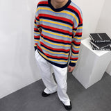 カラフルストライプニットウェア/OWN Colorful Striped Knitwear (2 colors)