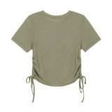 サイドスリットトップ / SIDE SLIT TOP (KHAKI)
