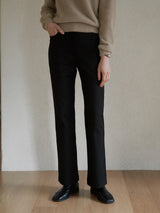 Slim bootcut slacks (6639424569462)