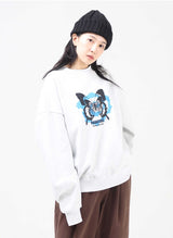 オーバーフィットバタフライスウェットシャツ/Overfit Butterfly Sweatshirt_3color