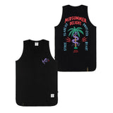 スネークロングスリーブレス / 22 SNAKE LONG SLEEVELESS WHITE MELANGE / BLACK