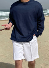 COZY LONG LOOSEFIT DAILY SLEEVE(3COLOR)