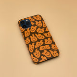 Smile Moorugi Pattern Brown Bumper Case (6660048355446)