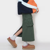 オープンカーゴロングスカート / open cargo long skirt