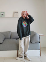 VENTIQUE famous fleece hood 5color (6636701515894)