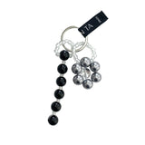 [SET] black flower ring 12 (6697566896246)