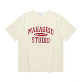 カレッジロゴTシャツ/COLLEGE LOGO TEE CREAM
