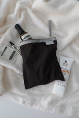 flat pouch (black olive)
