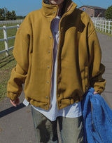 (UNISEX) ビートルズピンタックウールボンバージャンパー
