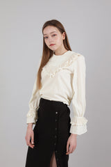 レースシフォンブラウス / Lace Chiffon Blouse