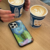 winter forest phone case (epoxy)