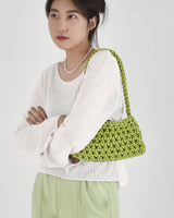 フルーツネットホーボーバッグ/fruit net hobo bag (lime)