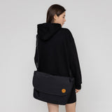 ドットスマイルエンブロイダリークロスメッセンジャーバッグ / [UNISEX] Dot Smile Embroidery Cross Messenger Bag_Black