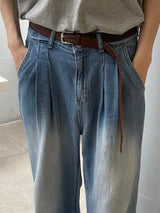 Youth two tuck denim pants