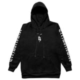 BE TREZ HOODIE - BLACK (GLOW IN THE DARK - YELLOW) (6635104993398)