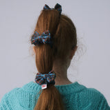 RIBBON SCRUNCHIE, CHECK