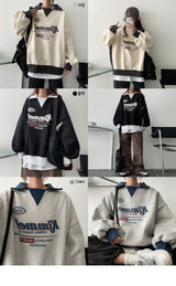 [フリース] キムミーカラーカラースウェットシャツ