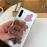 バニーダンダンアクリルスマホグリップ/Bunny DungDung Acrylic Tok BROWN