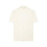 DVRK PRIVÉ POINTELLE ニット モノグラム シャツ - クリーム